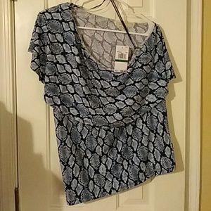 Michael kors off the left shoulder top never worn